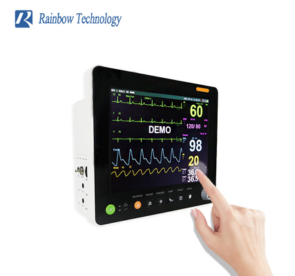 Icu Ccu 12 Inch Touch Screen Patient Monitor With Accessory Box