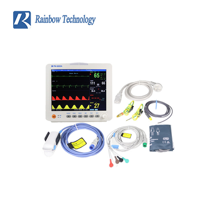 ECG Medical Patient Monitors 12 Inch Hospital Equipment 6 Parameter