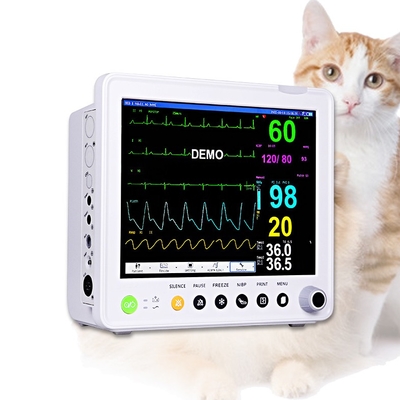 12 Lead ECG Veterinary Patience Monitor Untuk Peralatan Klinik Dokter Hewan