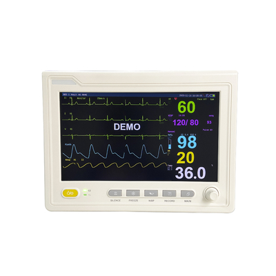 Peralatan medis multi-parameter Monitor pasien dengan EKG spo2 ETCO2 NIBP resp tem monitor