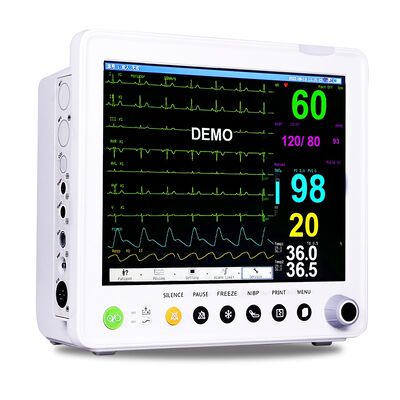 Portable Multi Parameter Patient Monitor dengan 12,1" Color TFT Display untuk Pemantauan Tanda-tanda Penting
