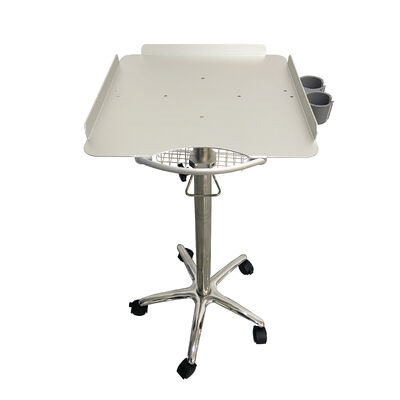 Trolley ECG Portable Tinggi Ultrasound Trolley disesuaikan Trolley Medical Aluminium Alloy Trolley
