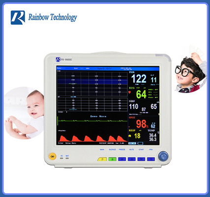 Monitor Pasien 220V Multiparameter 12.1 Inch Portable Maternal Fetal Monitor
