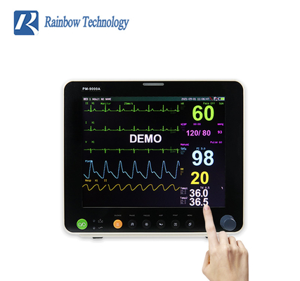Monitor Pasien Multipara Termodulasi 12.1 Inch Monitor Tanda-tanda Vital Rumah Sakit