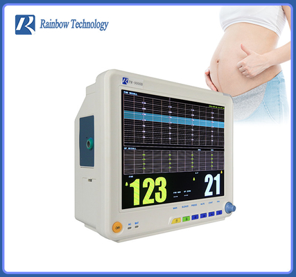 Monitor Denyut Jantung Janin yang Dioperasikan dengan Baterai dengan Analisis Bentuk Gelombang dan Fungsi Alarm