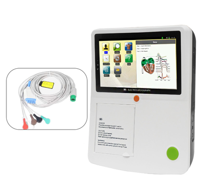 3 Saluran Ecg Ekg Mesin Elektrokardiogram Monitor Jantung Dengan Perangkat Lunak PC