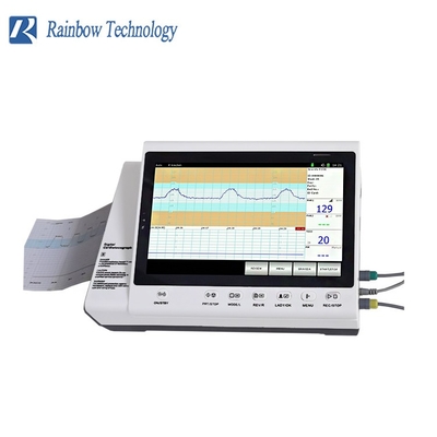 3 Parameter Mesin Kardiotokografi Monitor Detak Jantung Janin Kembar CTG Dengan Printer