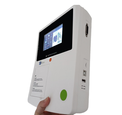 4.3 Inch Touch Screen Medical ECG Machine Untuk Pemantauan Kesehatan Tubuh Sertifikasi ISO