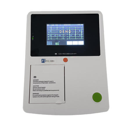 4.3 Inch Touch Screen Medical ECG Machine Untuk Pemantauan Kesehatan Tubuh Sertifikasi ISO