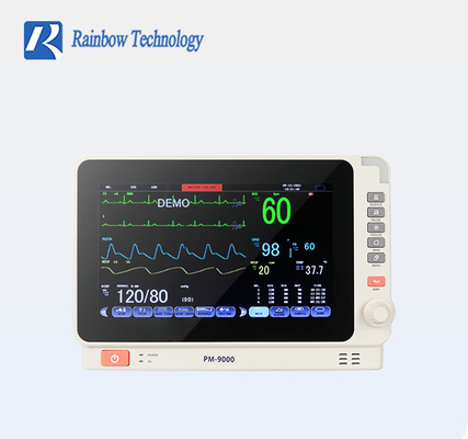 1 Tahun Portable 10.1inch Multiparameter Monitor Dengan Penyimpanan Data Internal / Eksternal