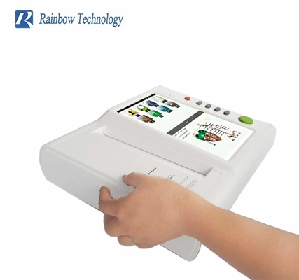 Jual Hot 10 Inch Touch Screen ECG Machine 12 Leads 12 Channel Ekg Perangkat