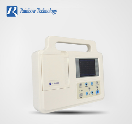 Mesin EKG Satu Saluran 12 Timbal Mesin EKG Tiga Saluran