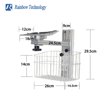 Aluminium Alloy Wall Monitor Support Patient Monitor Wall Mounting Stand Bracket