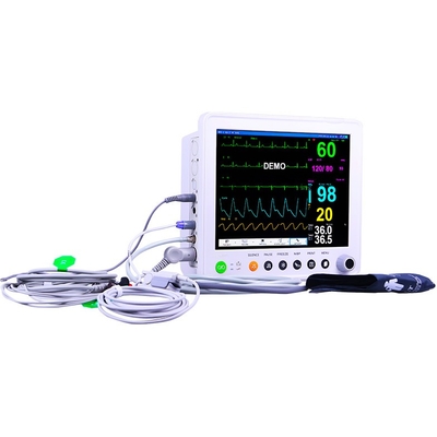 12 Lead ECG Veterinary Patience Monitor Untuk Peralatan Klinik Dokter Hewan