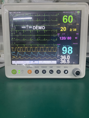 Peralatan Rumah Sakit Medis Monitor Pasien 12,1 Inch Dengan Multiparameter CO2