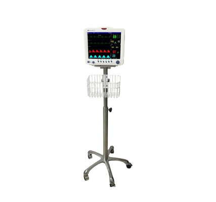 High Quality Monitor Cart Standar Rumah Sakit Gunakan Pasien Monitor Trolley