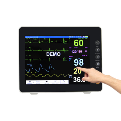 Klinik rumah sakit kecil tanda-tanda vital monitor 8 inci layar ICU monitor pasien