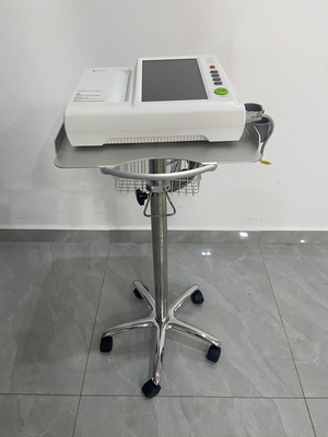 Stand Rolling yang kokoh untuk mesin EKG Mindary dan mesin USG di Trolley Rumah Sakit