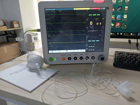 12.1inch standar 6 parameter ICU/Bedside monitor pasien dengan ETCO2
