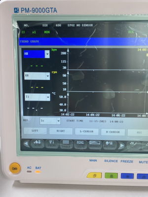 Pemanas multi-parameter untuk analisis stok NIBP EKG 12,1 &quot; untuk penggunaan rumah sakit