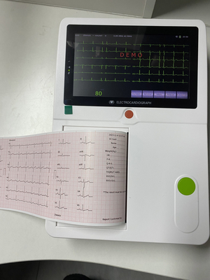 12 alat ekg timbal produk medis profesional digital 6 saluran elektrokardiografer