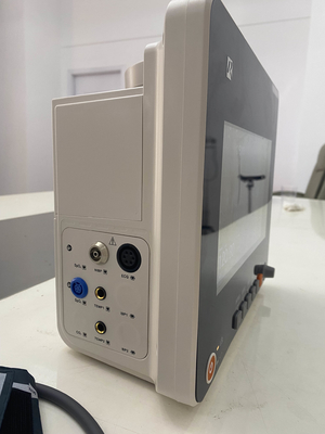 Multi-parameter monitor pasien dengan EKG Resp SpO2 Nibp Temp dan Stand bergerak OEM Tersedia