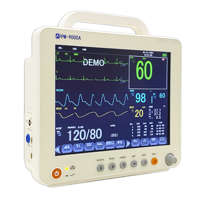 Monitor Pasien Jantung Portabel Pabrik Pelangi Monitor Multi-Parameter ICU di Sisi Tempat Tidur