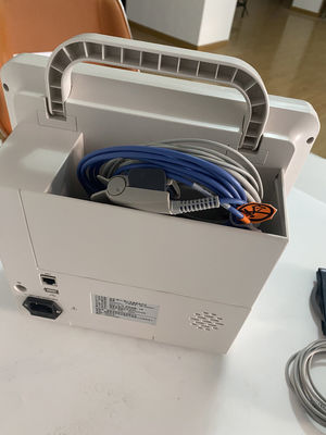 Monitor Pasien Multi Parameter Portabel 12.1 Inci dengan Braket Troli dan Baterai Li-ion Internal untuk ICU Rumah Sakit