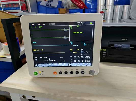 Monitor Pasien Multi Parameter 12.1 inci dengan 6 Parameter dan ETCO2 Opsional untuk ICU dan Penggunaan di Sisi Tempat Tidur