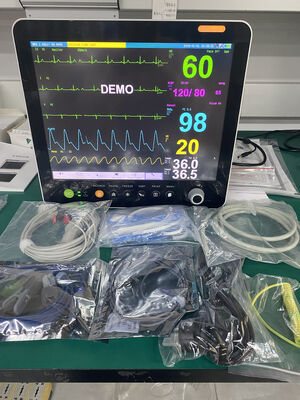 12.1 Inch Display Multi Parameter Patient Monitor dengan 6 parameter dan layar sentuh opsional