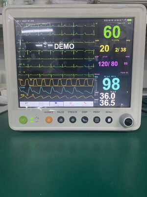 Portable Multi Parameter Patient Monitor dengan 12,1" Color TFT Display untuk Pemantauan Tanda-tanda Penting