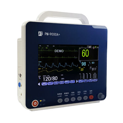 Monitor Pasien Multi Parameter Elektrik 10 Inci dengan 6 Parameter untuk Pemantauan Tanda Vital ICU