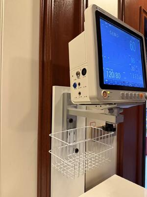 Wall Bracket Kompatibel dengan Rainbow Patient Monitor Bracket Opsional untuk Mindray IMEC Monitor
