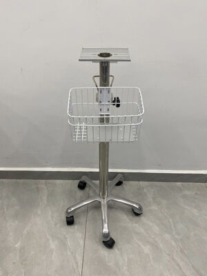 Tanda-tanda vital Monitor Keranjang Peralatan Rumah Sakit Trolley