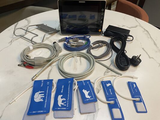 Monitor Pasien Multi-Parameter Deteksi tanda vital yang akurat Desain kompak untuk Klinik Utama Perawatan Darurat Penggunaan medis rumah