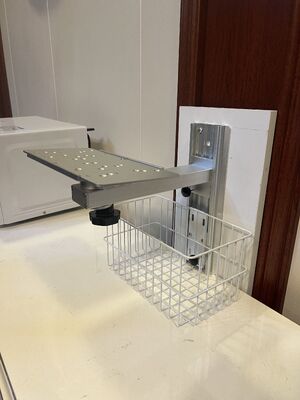 Bracket Medis Wall Mount Standing Wall Hardware Bracket untuk Mesin Medis Monitor Pasien