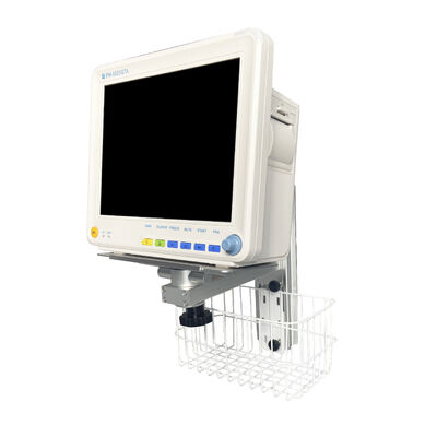 Ketinggian yang disesuaikan Metal Wall Mount Bracket untuk Monitor Pasien Support Arm di Ward Rumah Sakit