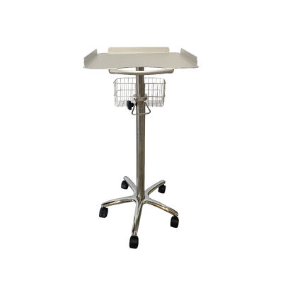 Mobil Monitor Keranjang Medical Trolley Stainless Steel Rumah Sakit Monitor Trolley untuk dijual