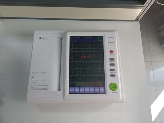 Mesin EKG 12 Channel Portable Handheld EKG Monitor dengan layar sentuh berwarna 10,2" dan Baterai Bawah Tanah