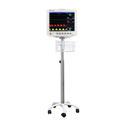 Kualitas yang baik medis Rumah Sakit Metal trolley dengan harga pabrik untuk monitor pasien