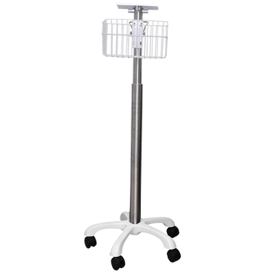Kualitas yang baik medis Rumah Sakit Metal trolley dengan harga pabrik untuk monitor pasien