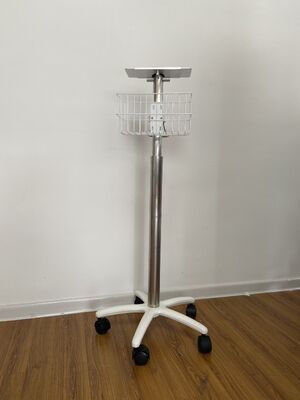 Kualitas yang baik medis Rumah Sakit Metal trolley dengan harga pabrik untuk monitor pasien