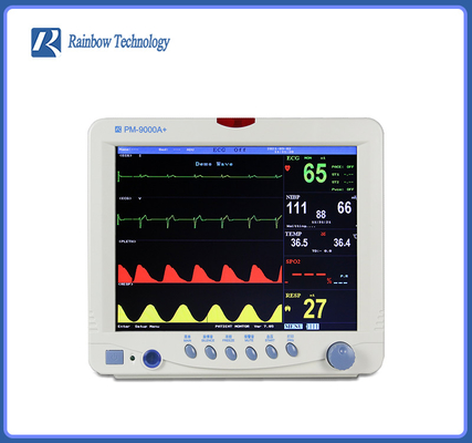Rumah Sakit 12.1'' Tampilan Warna Portable Vital Signs Monitor Monitor Pasien Multiparametrik